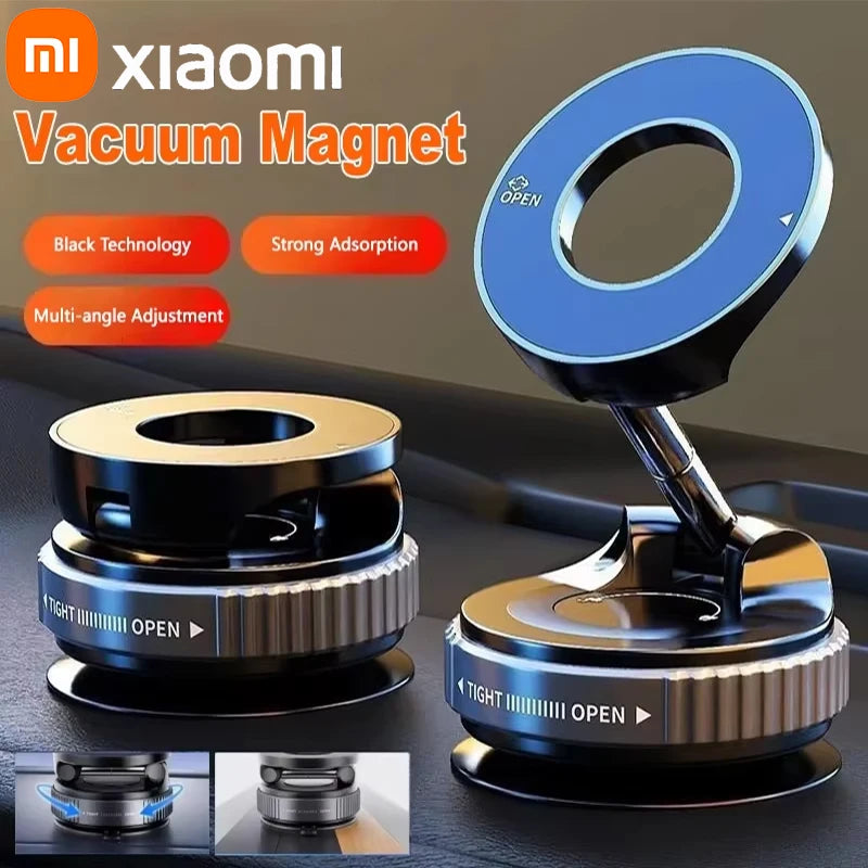 Xiaomi Magsafe Car Phone Holder Suction Cup Vacuum Magnetic Phone Stand 360° rotatable and Foldable Suction Cup Phone Holder