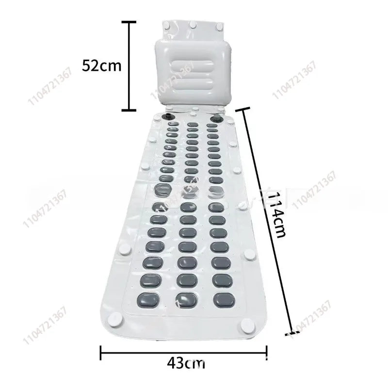 New Arrival Hot Summer Electric Bathtub Bubble Massage Mat Waterproof Anti-slip Body Spa Air Bubble Bath Massage