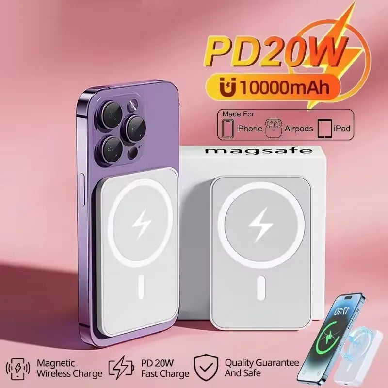 Xiaomi 500000mAh Magnetic PowerBank Wireless PD 22.5W Fast Charger For Magsafe Portable Auxiliary Battery For Iphone 17 16 15