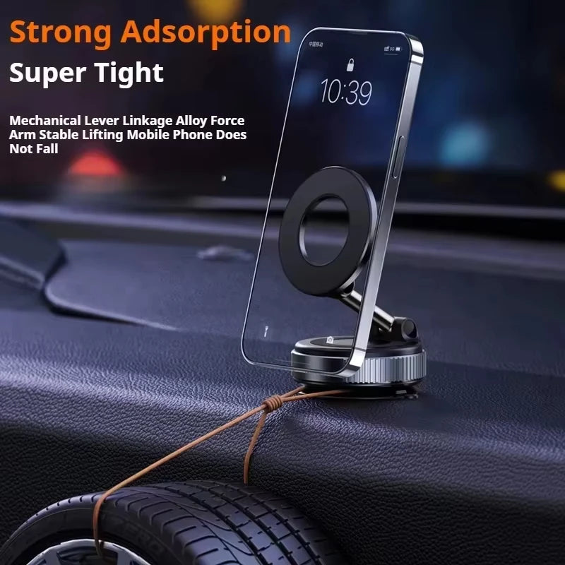 Xiaomi Magsafe Car Phone Holder Suction Cup Vacuum Magnetic Phone Stand 360° rotatable and Foldable Suction Cup Phone Holder