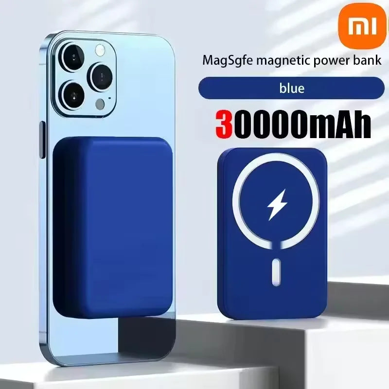 Xiaomi 500000mAh Magnetic PowerBank Wireless PD 22.5W Fast Charger For Magsafe Portable Auxiliary Battery For Iphone 17 16 15