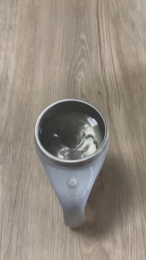 1PC Portable Smart Automatic Magnetic Stirring Cup Rechargeable Stainless Steel Lazy Rotating Mug Stirring Cup Drinking Tools